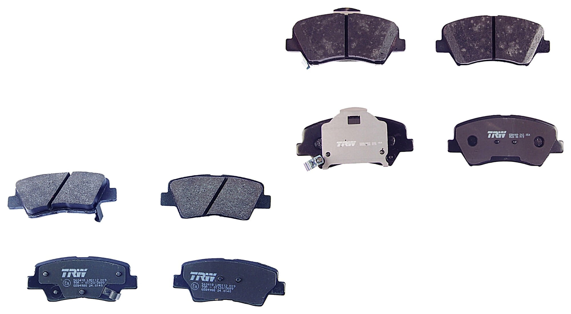Kit De Balatas Bajos Metales Delanteras Y Traseras