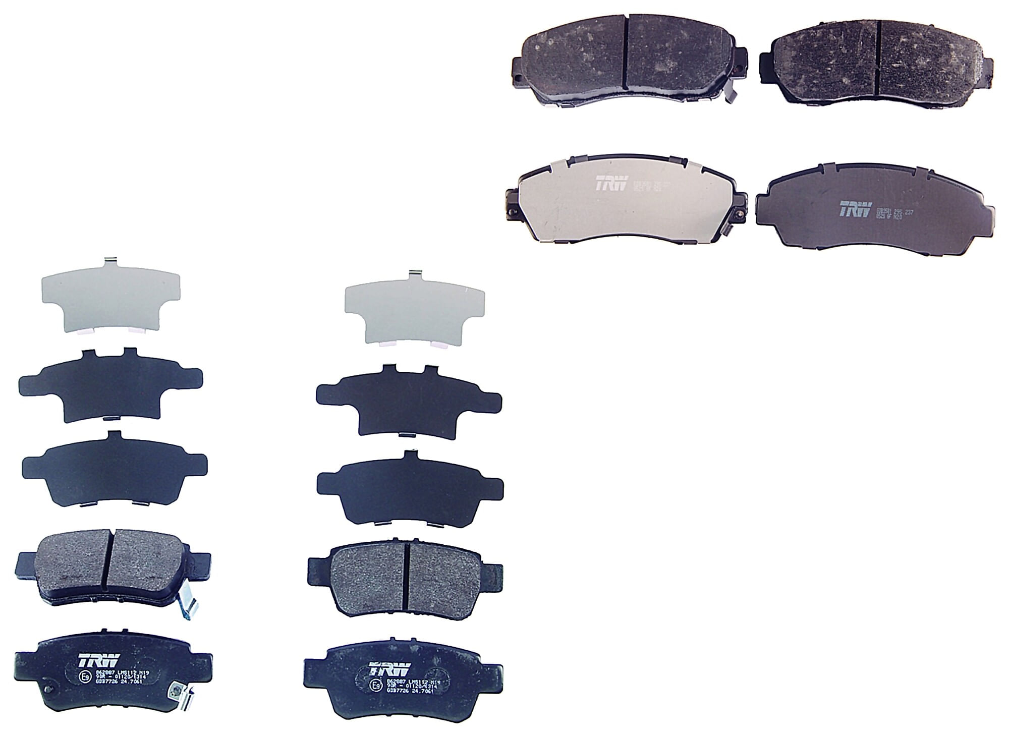 Kit De Balatas Bajos Metales Delanteras Y Traseras