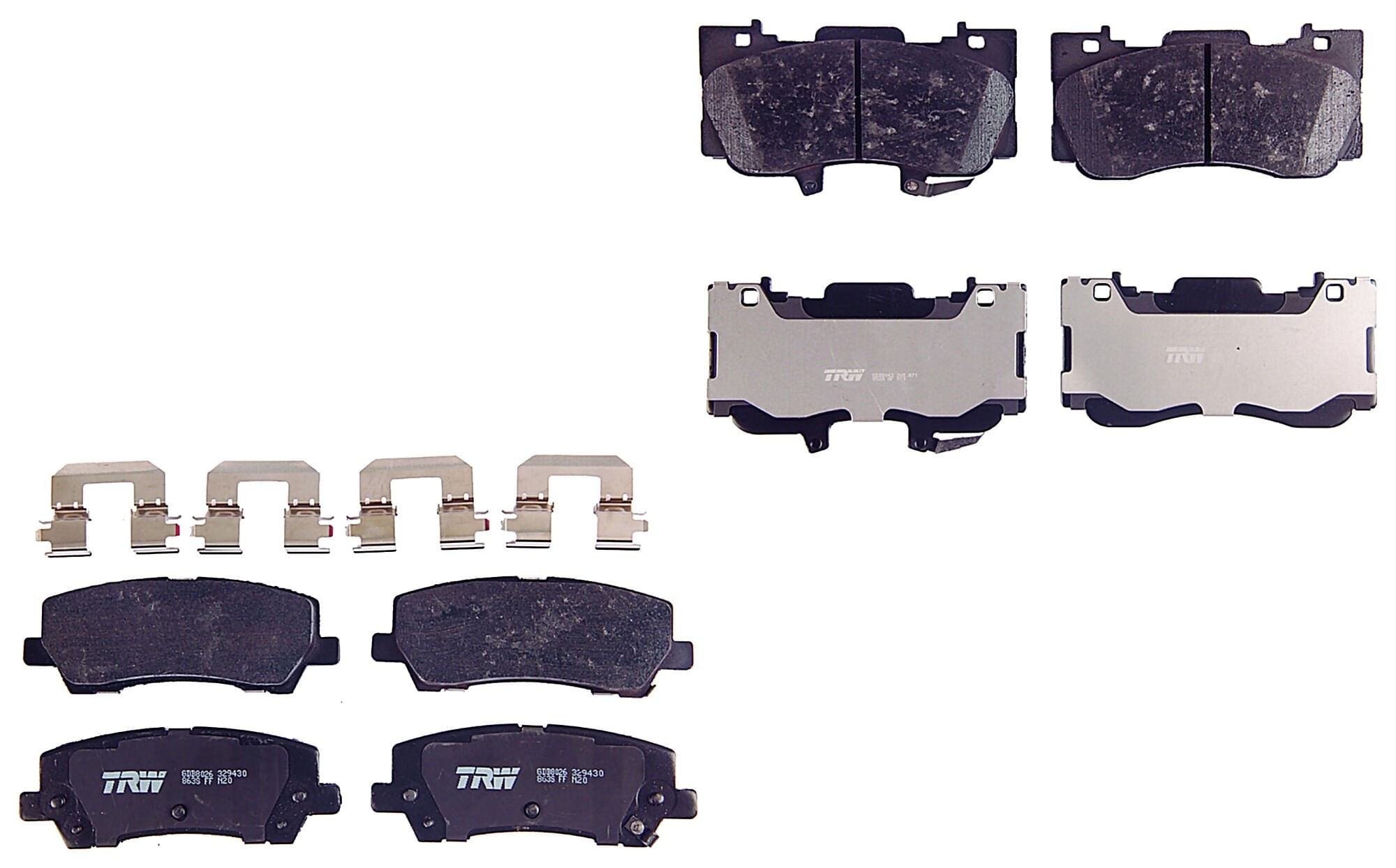 Kit De Balatas Bajos Metales Delanteras Y Traseras