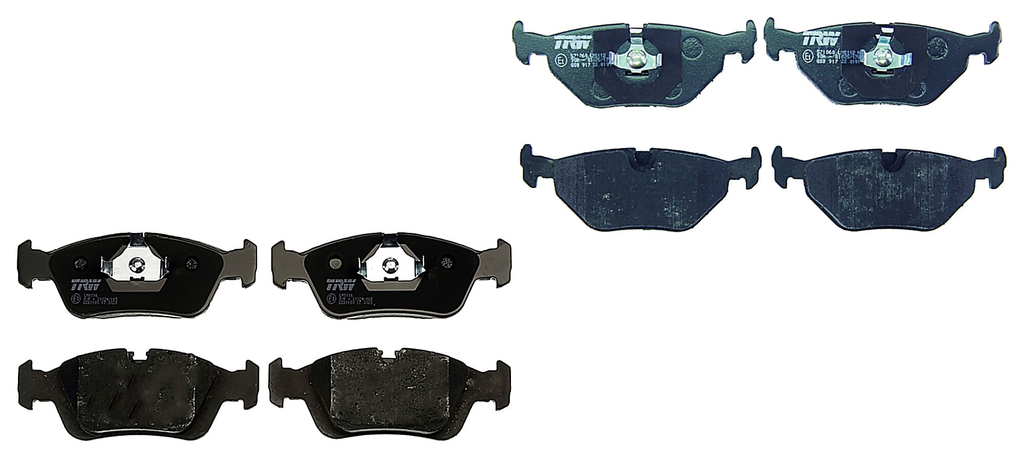 Kit De Balatas Bajos Metales Delanteras Y Traseras