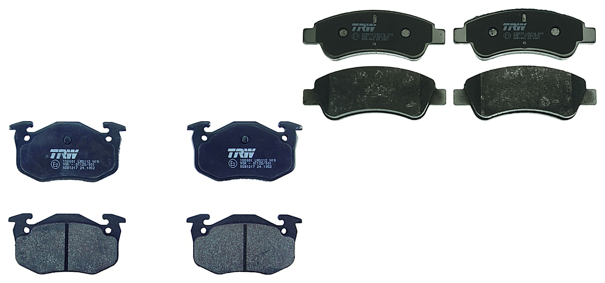 Kit De Balatas Bajos Metales Delanteras Y Traseras