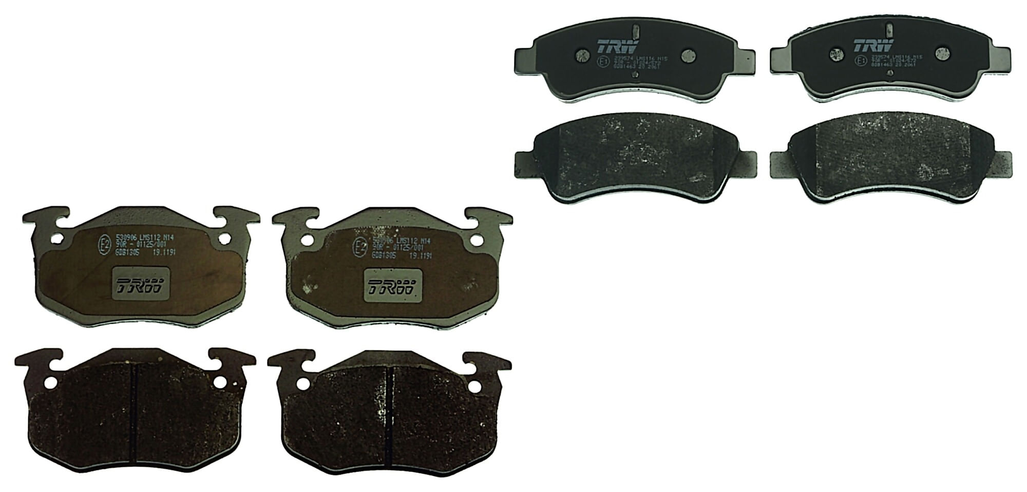 Kit De Balatas Bajos Metales Delanteras Y Traseras