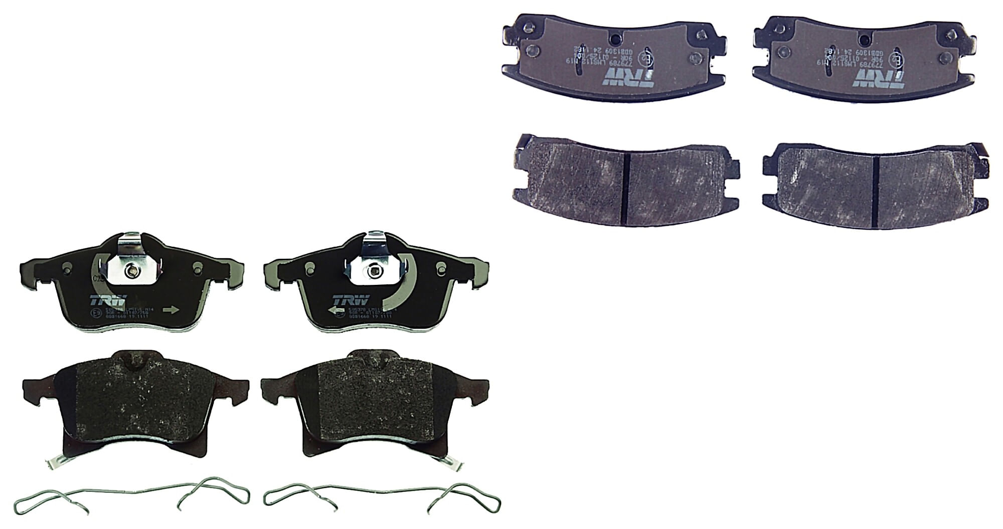 Kit De Balatas Bajos Metales Delanteras Y Traseras
