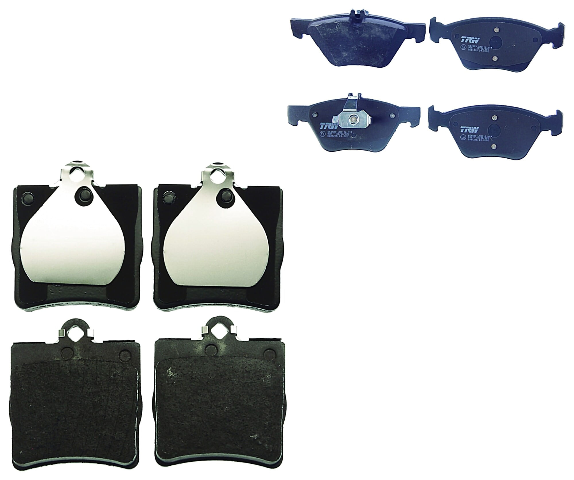 Kit De Balatas Bajos Metales Delanteras Y Traseras