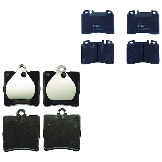 trw-kit-de-balatas-bajos-metales-delanteras-y-traseras-mercedes-benz-serie-c-1998-c280-0