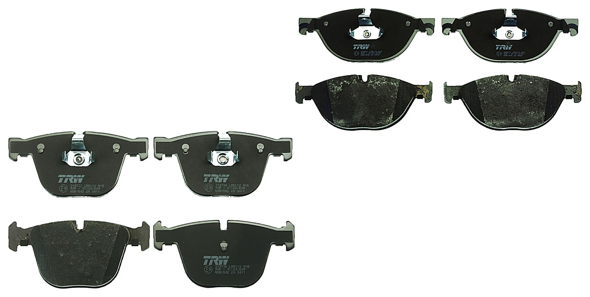 Kit De Balatas Bajos Metales Delanteras Y Traseras