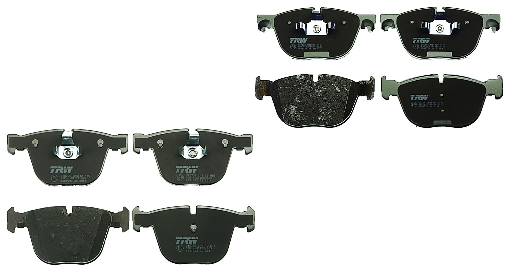 Kit De Balatas Bajos Metales Delanteras Y Traseras
