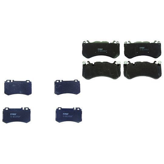 trw-kit-de-balatas-bajos-metales-delanteras-y-traseras-mercedes-benz-serie-sl-2011-sl65-amg-0