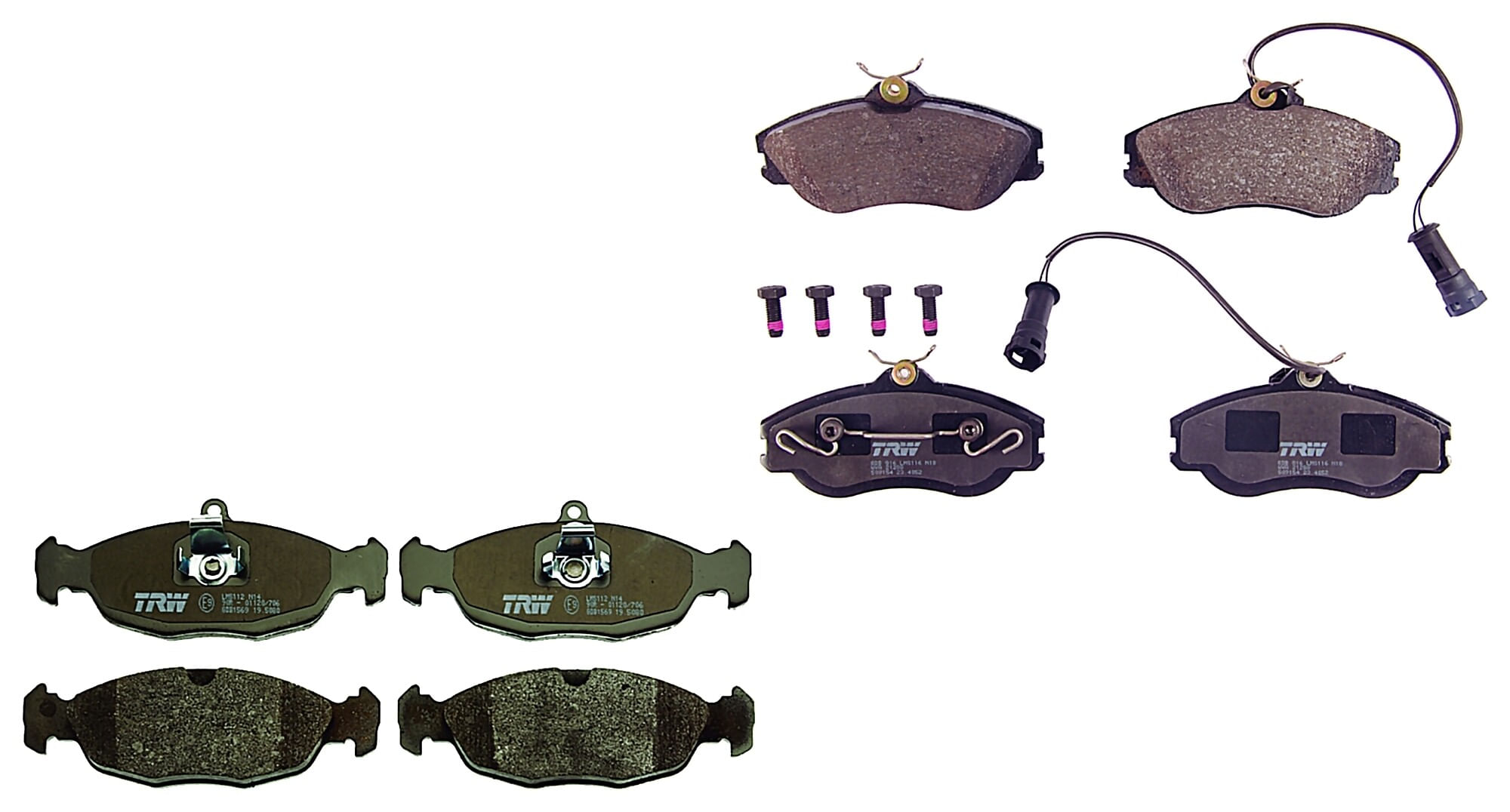 Kit De Balatas Bajos Metales Delanteras Y Traseras