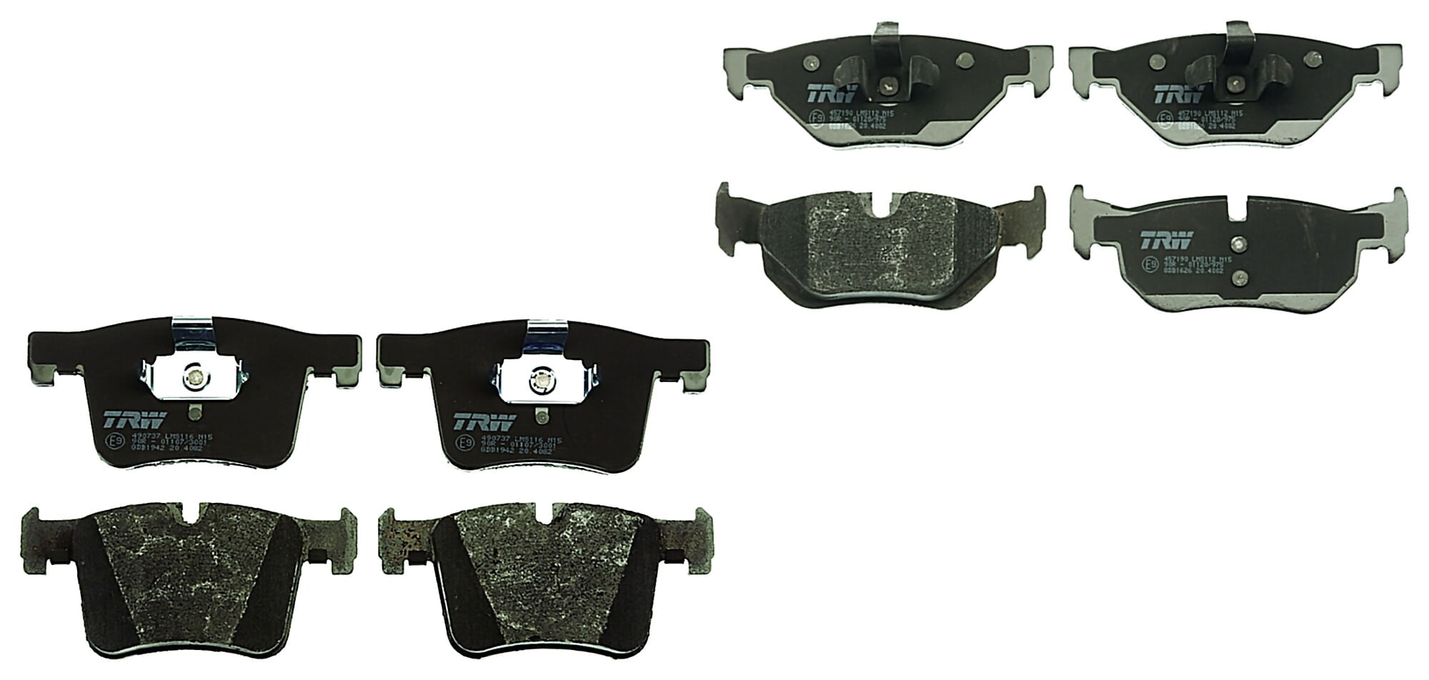 Kit De Balatas Bajos Metales Delanteras Y Traseras