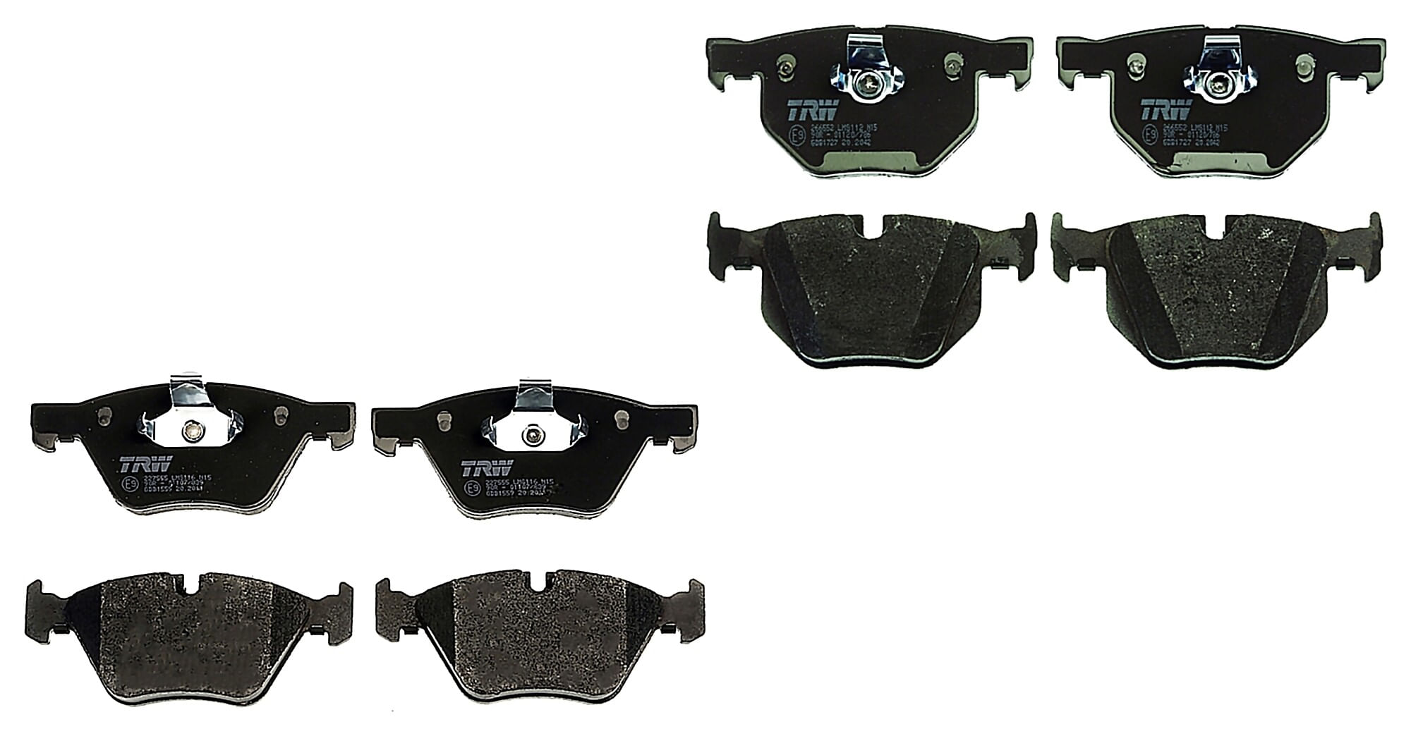 Kit De Balatas Bajos Metales Delanteras Y Traseras