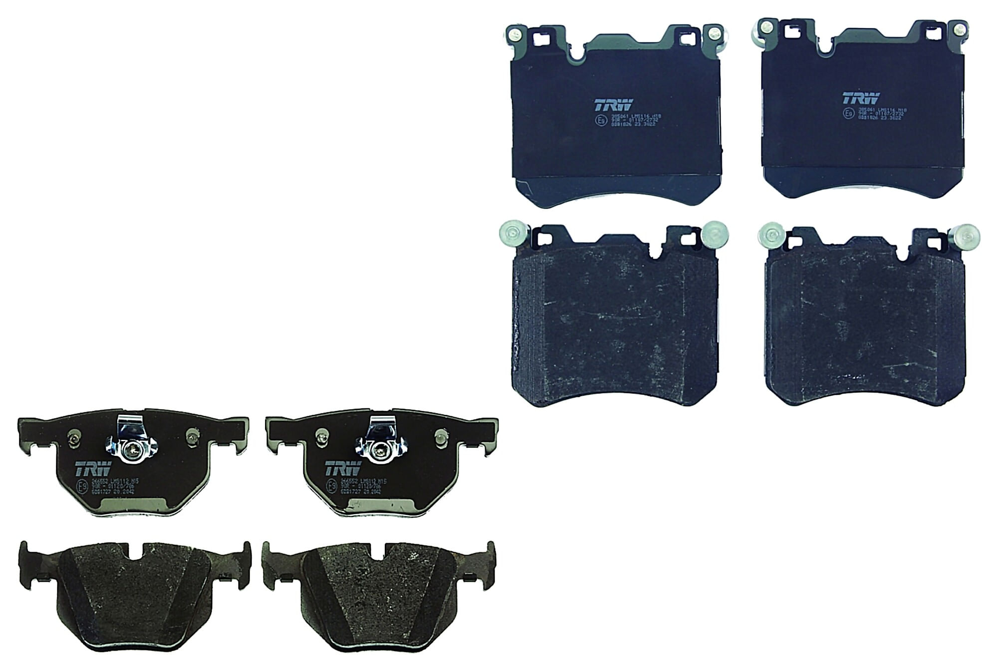 Kit De Balatas Bajos Metales Delanteras Y Traseras