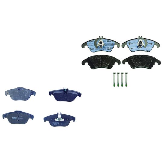 trw-kit-de-balatas-bajos-metales-delanteras-y-traseras-mercedes-benz-serie-e-2010-2011-e550-0