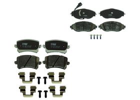 Kit De Balatas Bajos Metales Delanteras Y Traseras