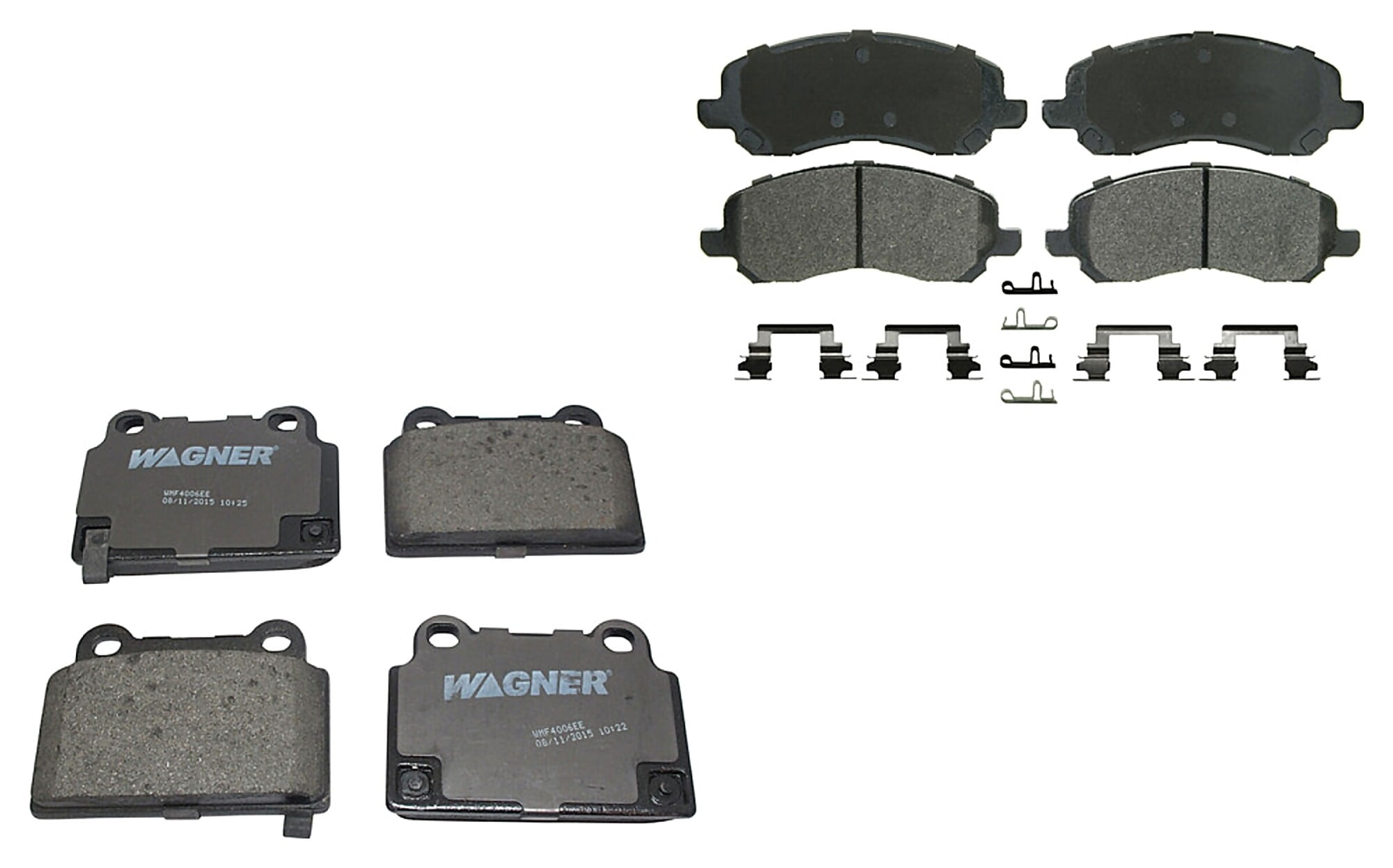 Kit De Balatas Semimetalicas Delanteras Y Traseras