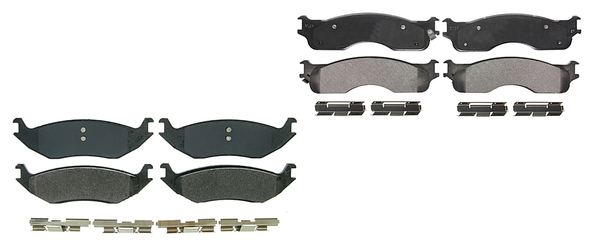 Kit De Balatas Semimetalicas Delanteras Y Traseras