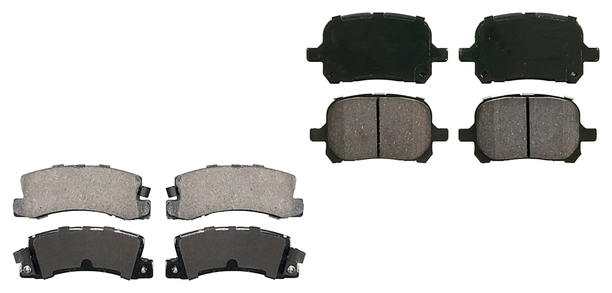 Kit De Balatas Ceramicas Delanteras Y Traseras