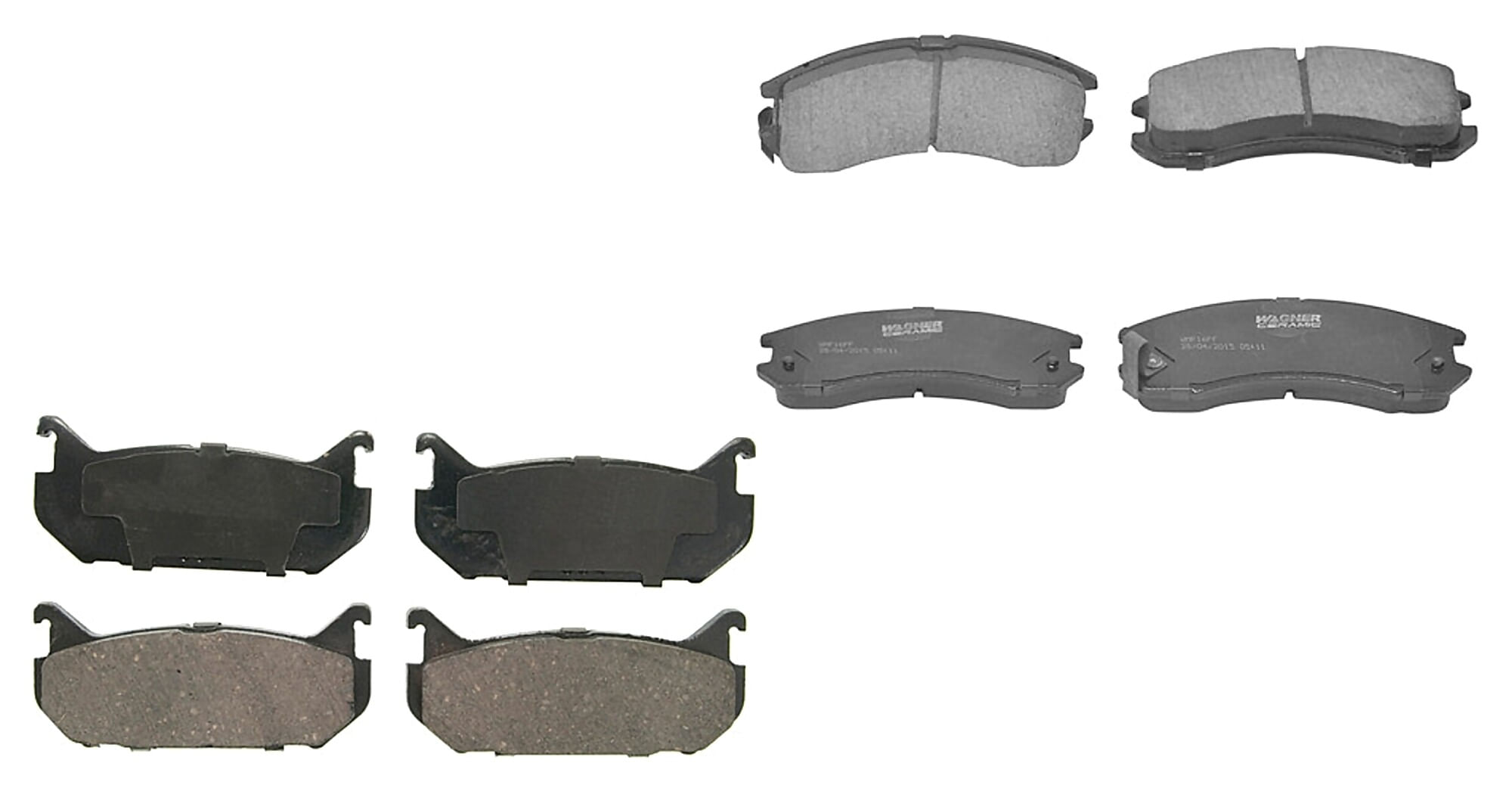 Kit De Balatas Ceramicas Delanteras Y Traseras