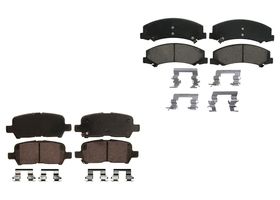 Kit De Balatas Ceramicas Delanteras Y Traseras