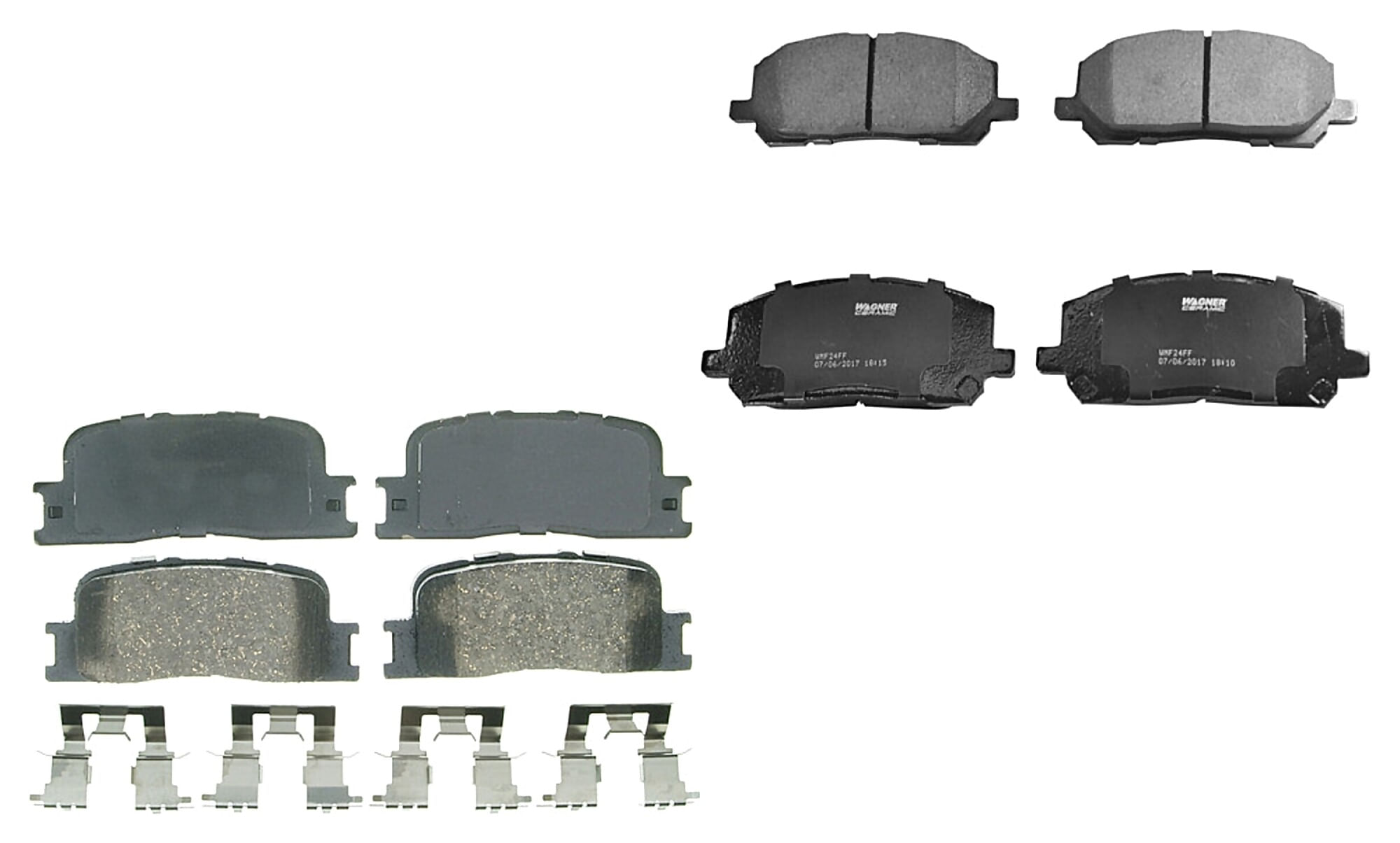 Kit De Balatas Ceramicas Delanteras Y Traseras
