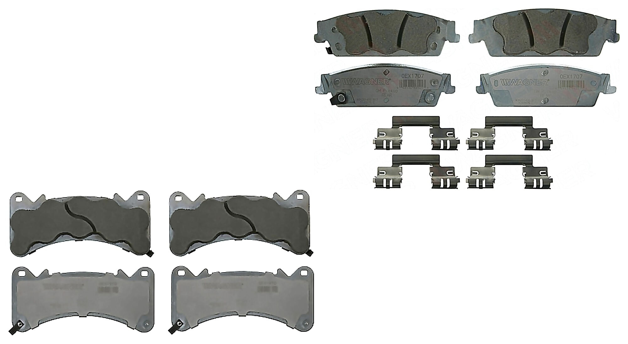 Kit De Balatas Oex Delanteras Y Traseras