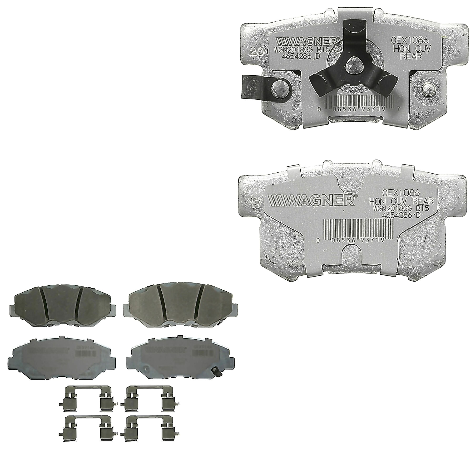 Kit De Balatas Oex Delanteras Y Traseras