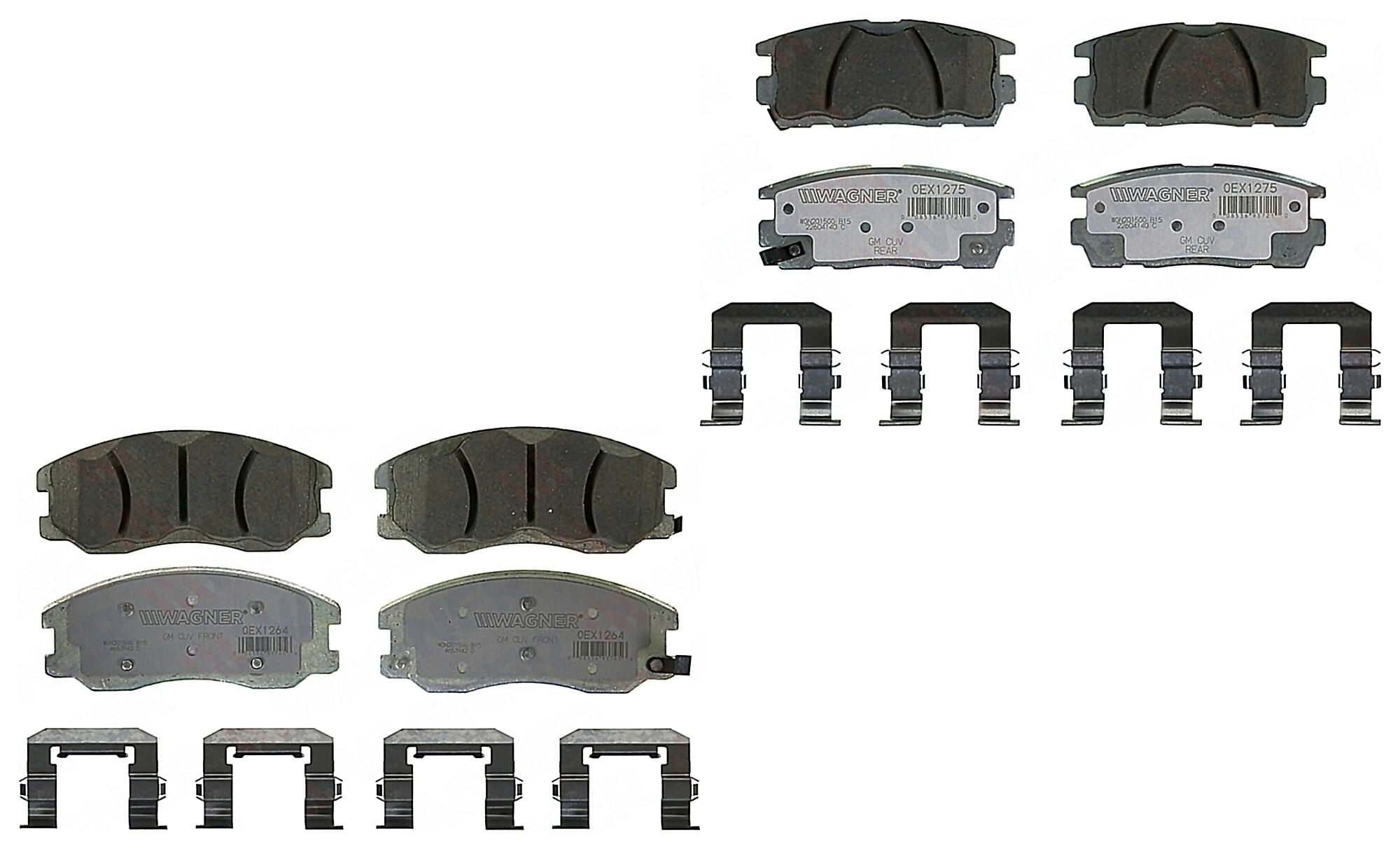 Kit De Balatas Oex Delanteras Y Traseras