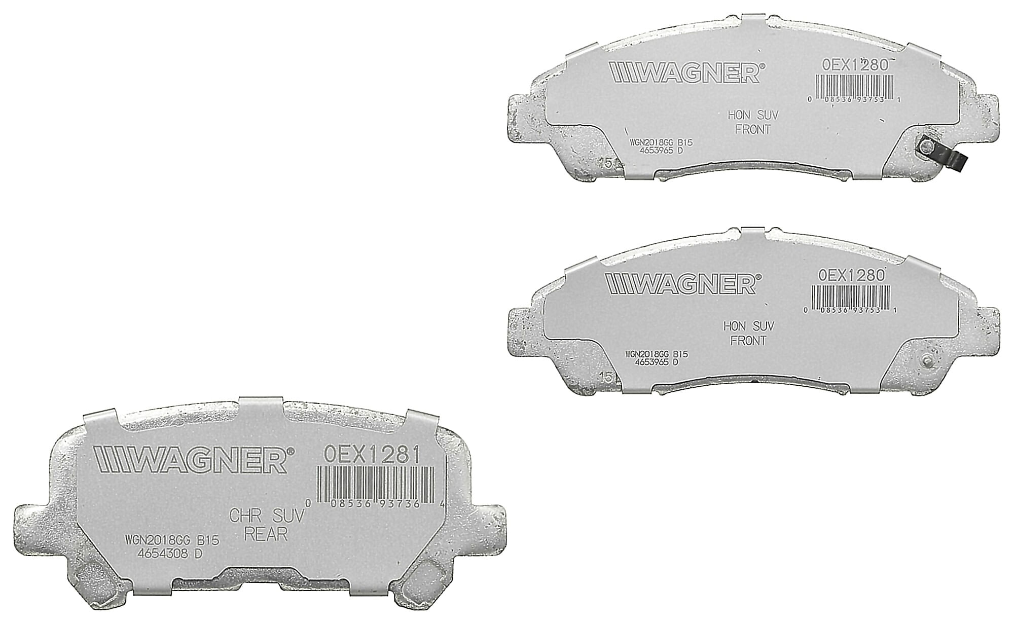Kit De Balatas Oex Delanteras Y Traseras