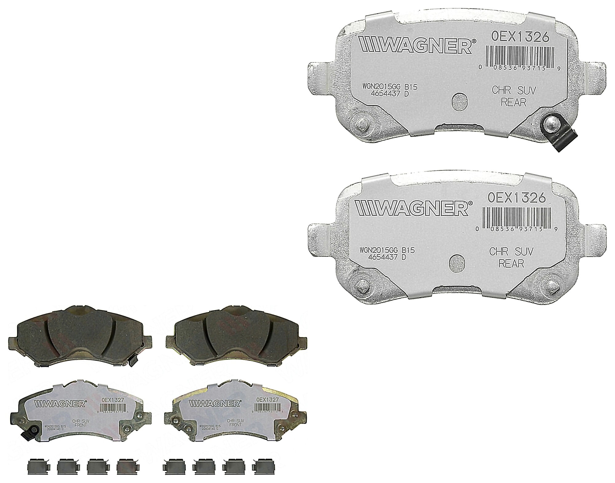 Kit De Balatas Oex Delanteras Y Traseras