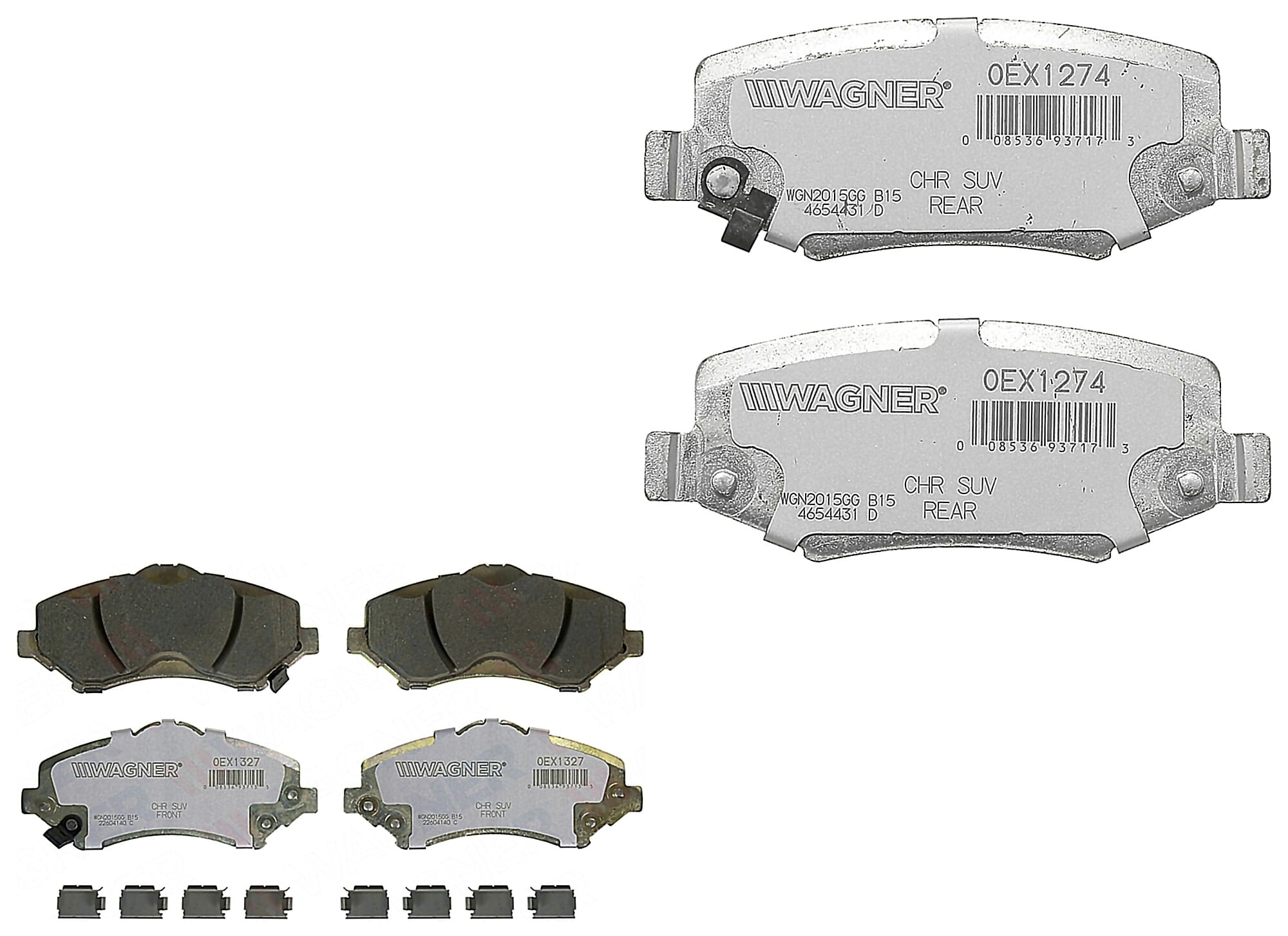 Kit De Balatas Oex Delanteras Y Traseras