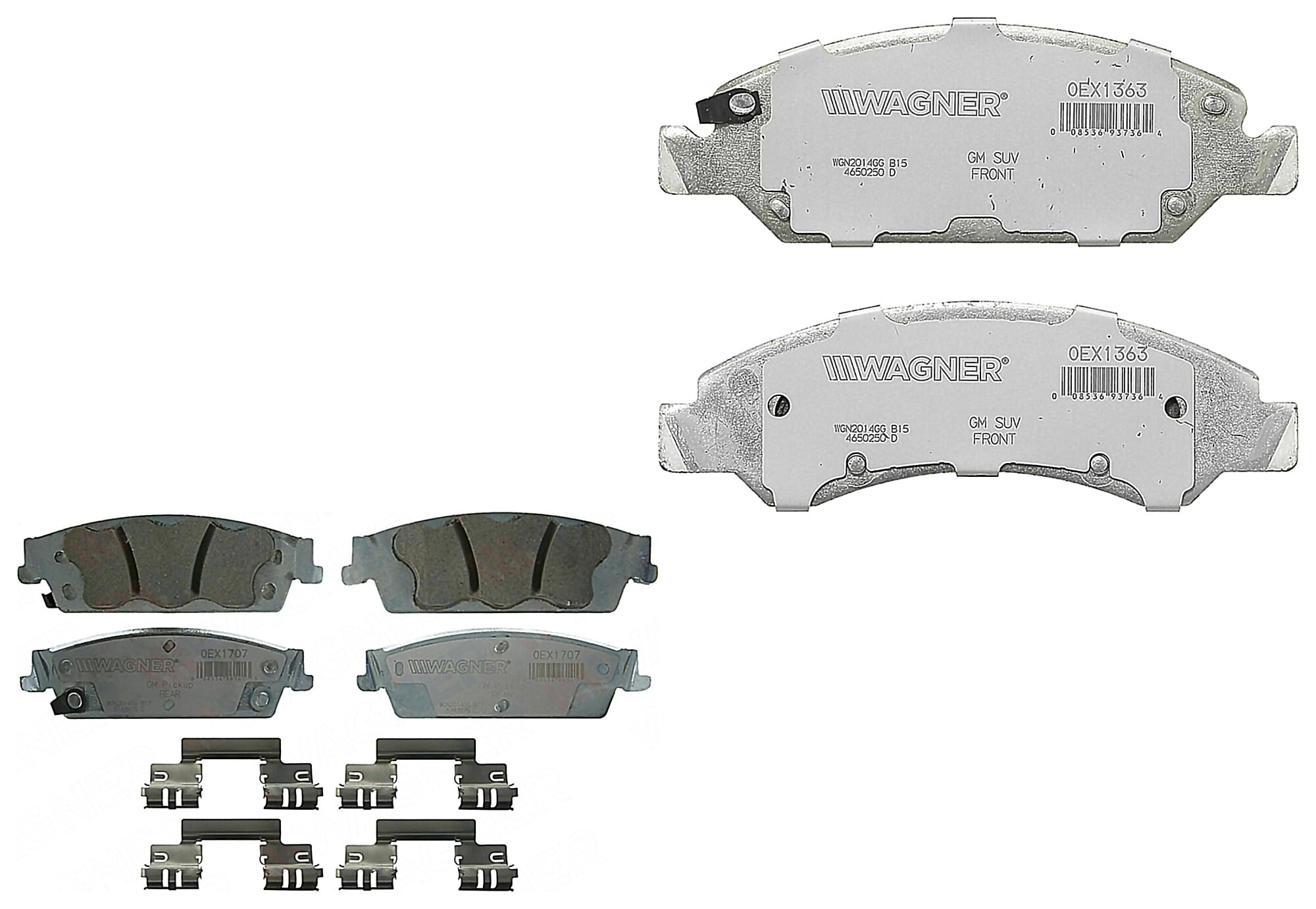 Kit De Balatas Oex Delanteras Y Traseras