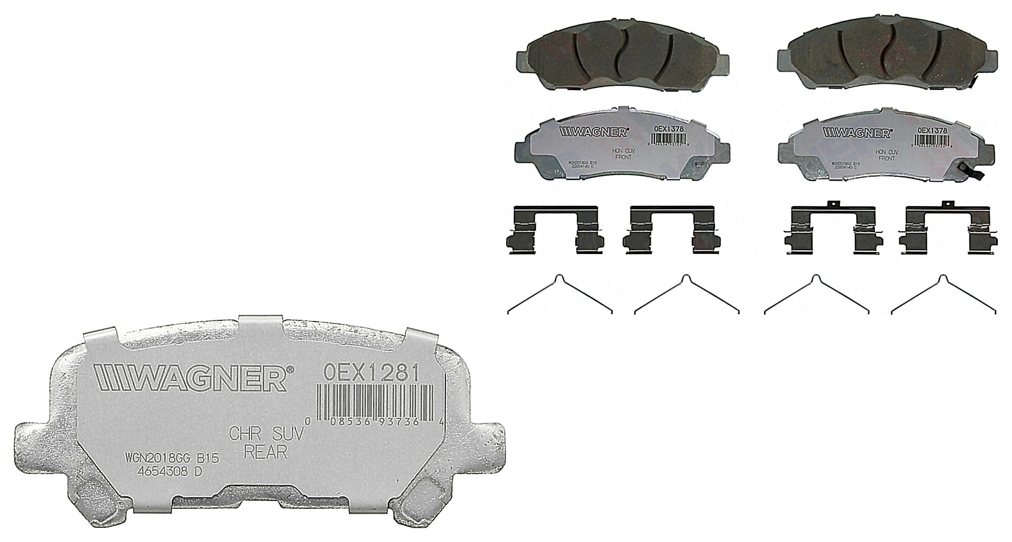 Kit De Balatas Oex Delanteras Y Traseras