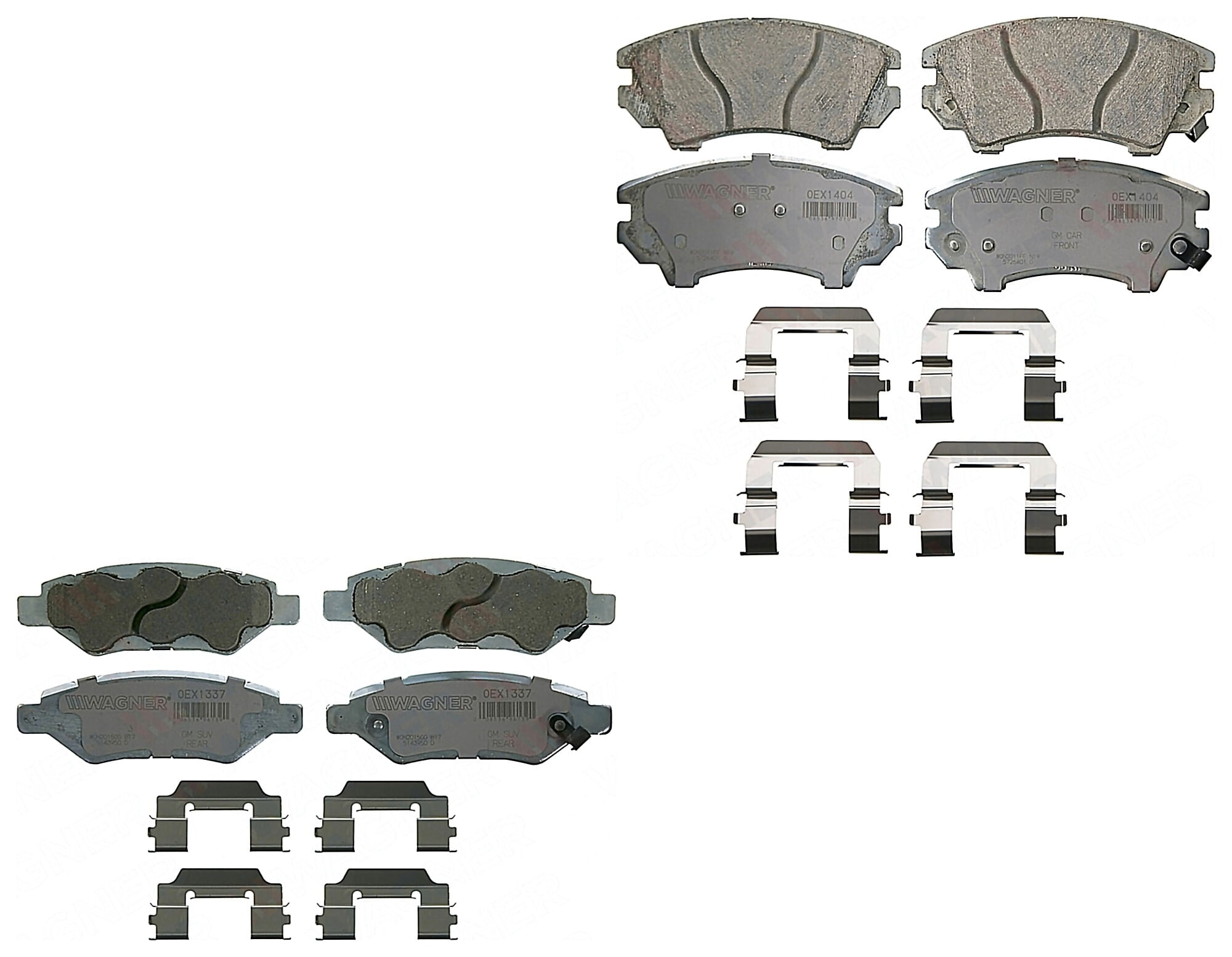 Kit De Balatas Oex Delanteras Y Traseras