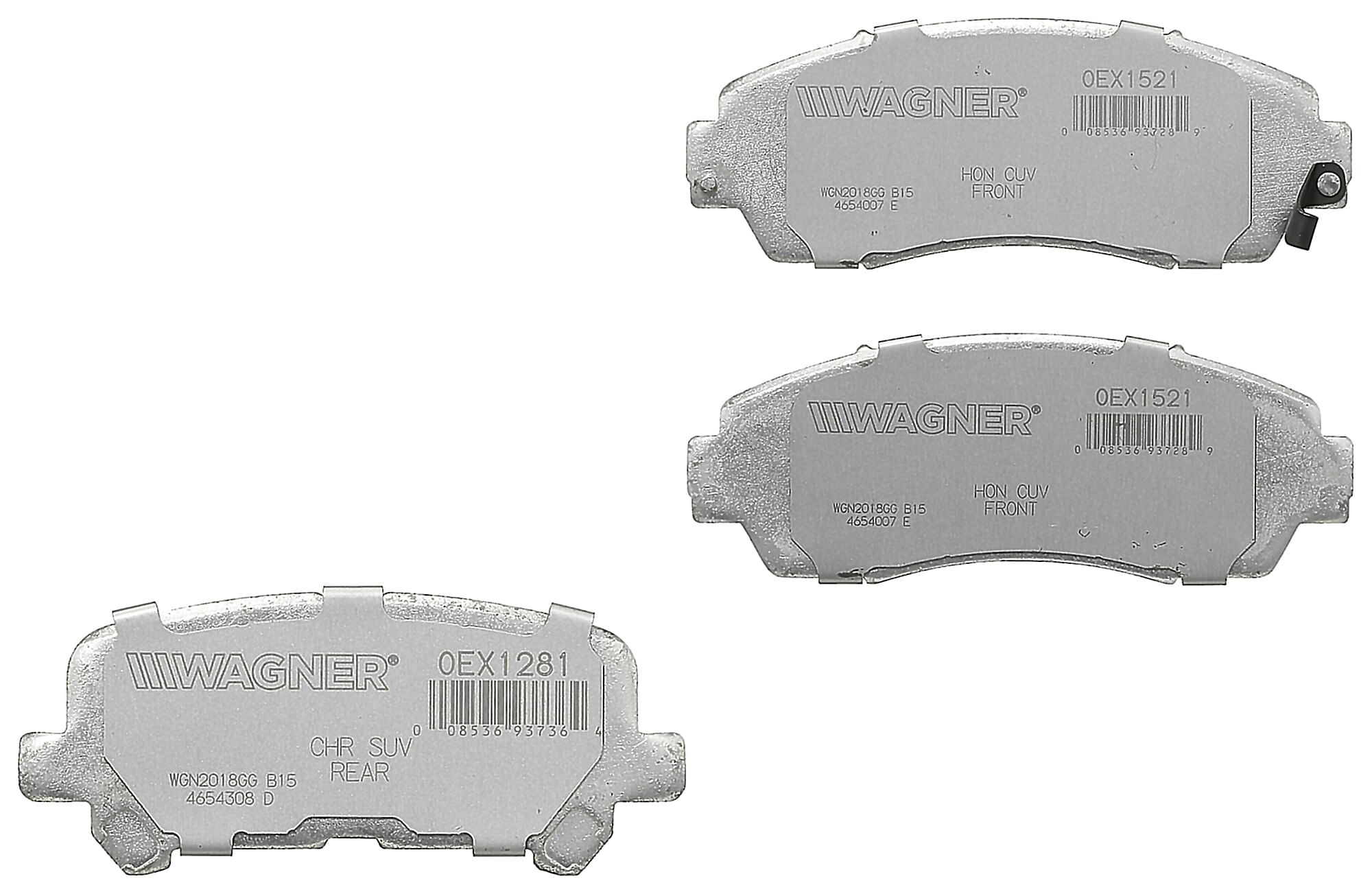 Kit De Balatas Oex Delanteras Y Traseras