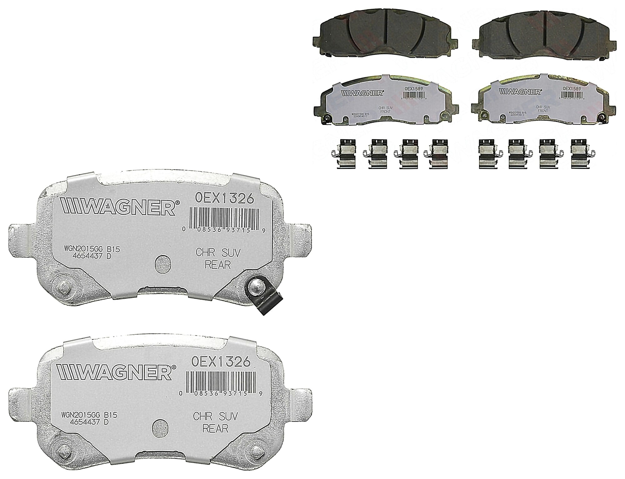 Kit De Balatas Oex Delanteras Y Traseras