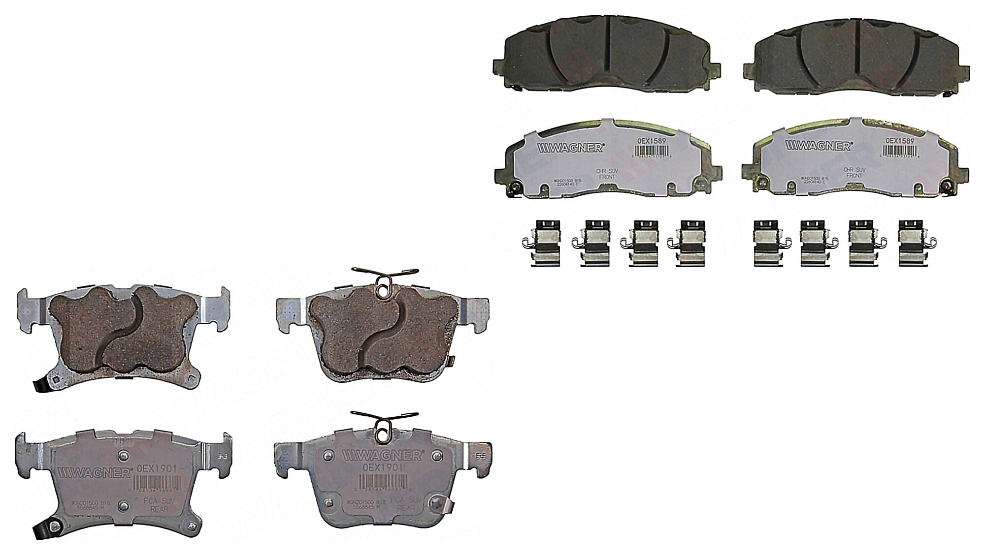 Kit De Balatas Oex Delanteras Y Traseras