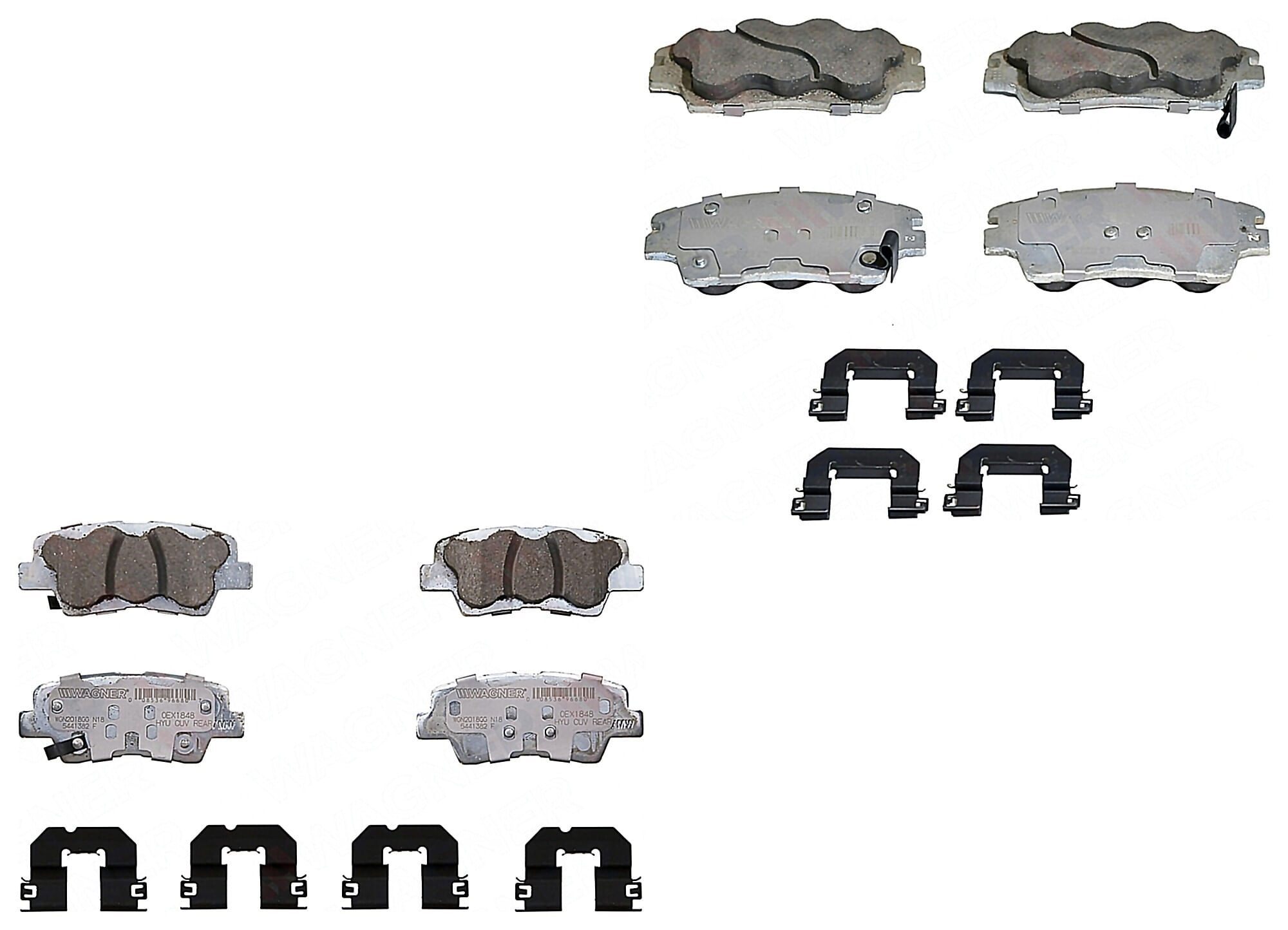 Kit De Balatas Oex Delanteras Y Traseras