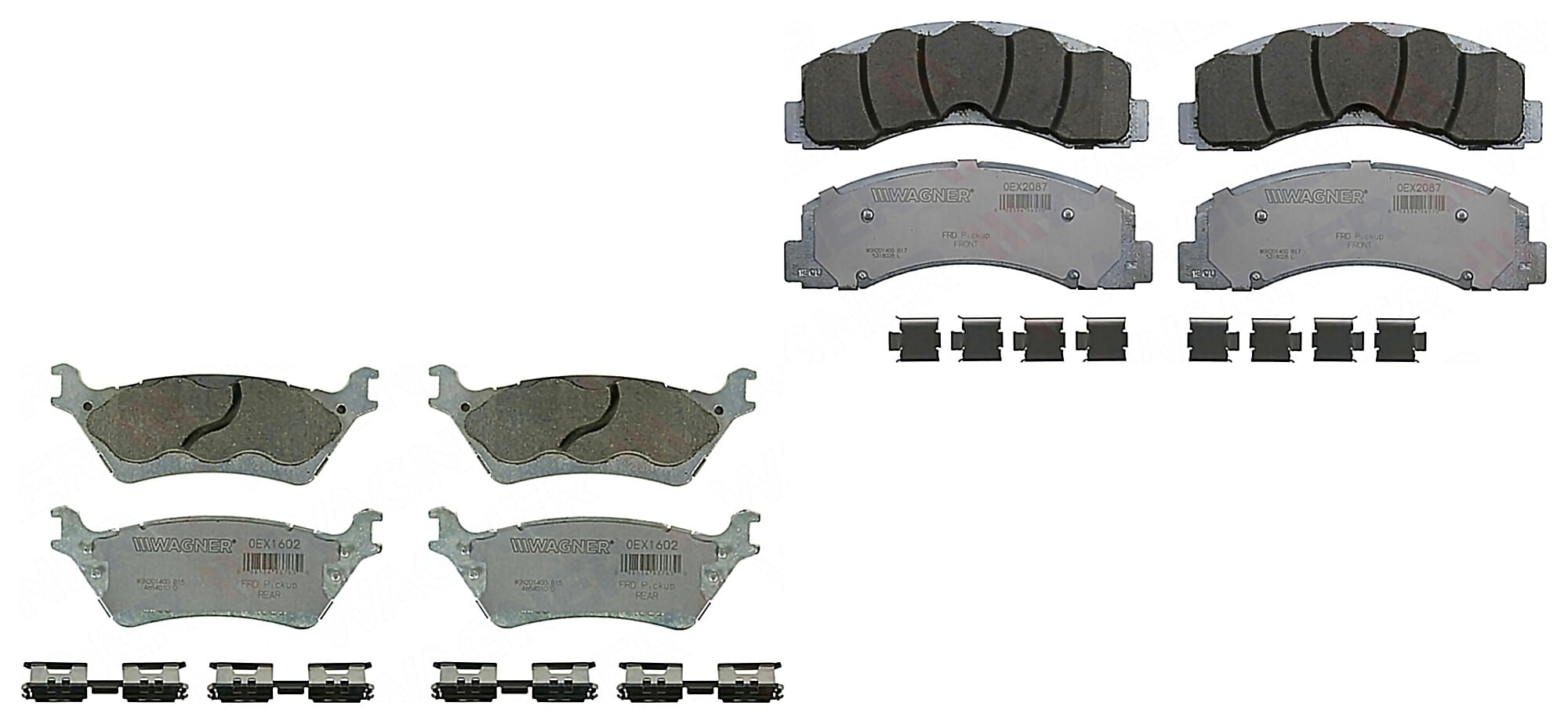 Kit De Balatas Oex Delanteras Y Traseras