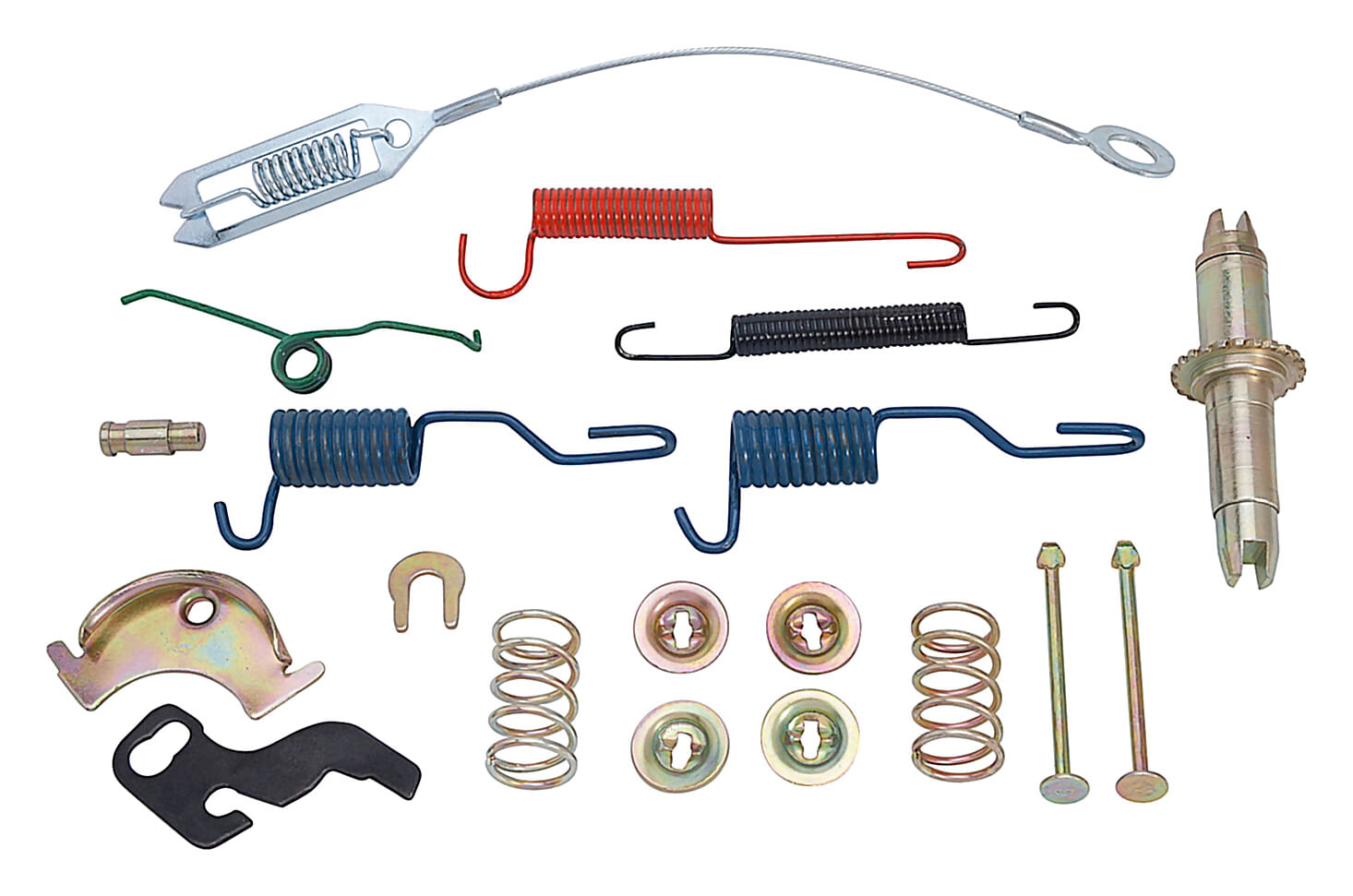 Kit De Herrajes Para Tambor De Freno Trasero Lado Conductor