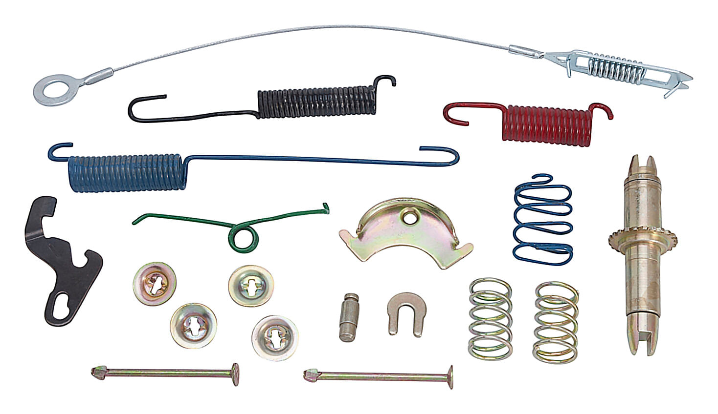 Kit De Herrajes Para Tambor De Freno Trasero Lado Conductor