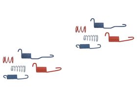 Kits De Resortes Para Zapatas De Frenos Traseros