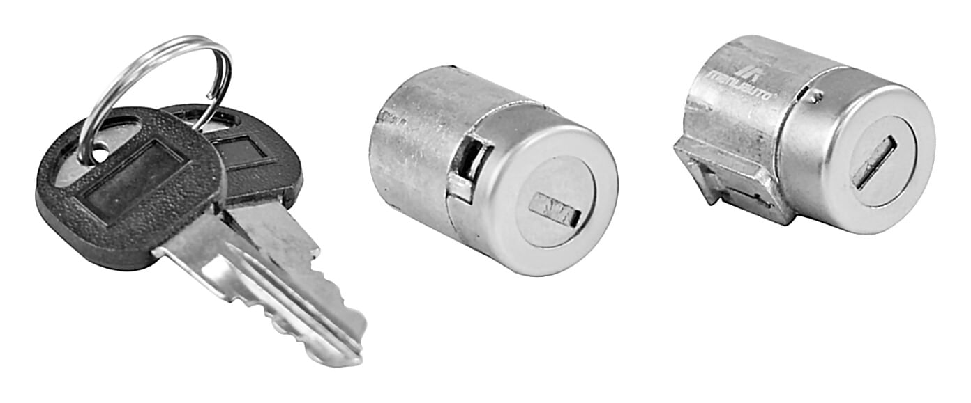 Juego De Cilindros De Puertas Con Llave Cromados