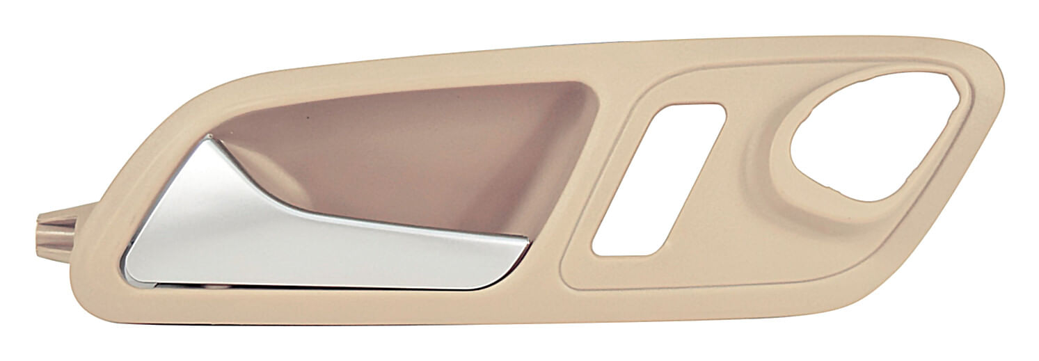 Manija Puerta Interior Delantera Beige/Plata Con Hoyo Lado Conductor