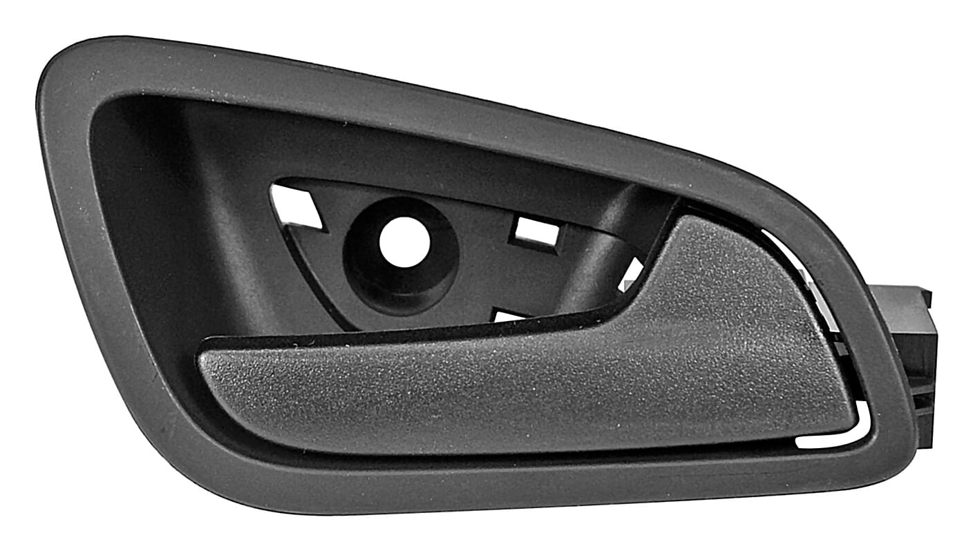 Manija Puerta Interior Trasera Corrugada Negro Lado Pasajero
