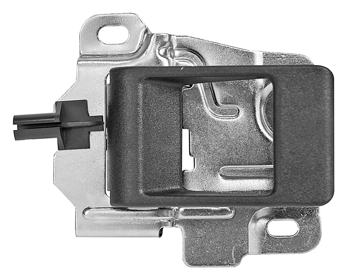 Manija Puerta Interior Delantera O Trasera Negro Con Base Sin Bisel Lado Conductor