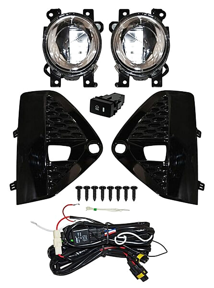 Juego De Faros Para Niebla Con Parrillas