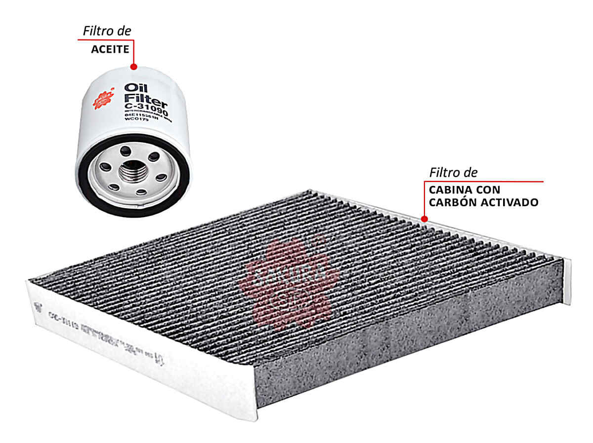 Kit De Filtros Carbón Activado 2 Piezas