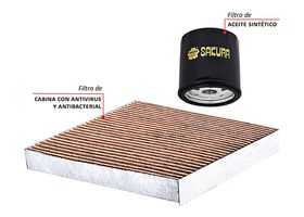 Kit De Filtros Antivirus Y Antibacterial Sintético 2 Piezas