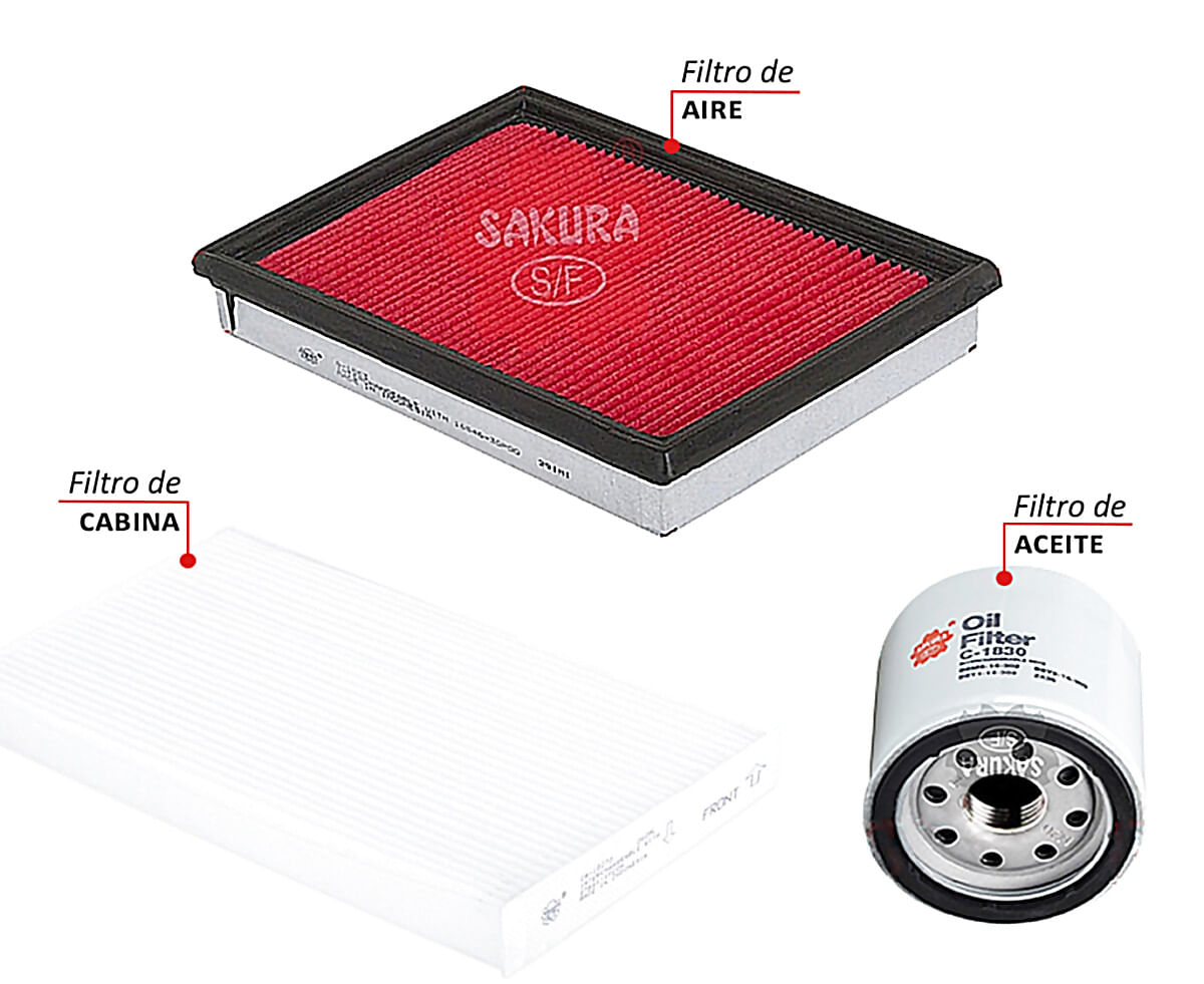 Kit De Filtros 3 Piezas