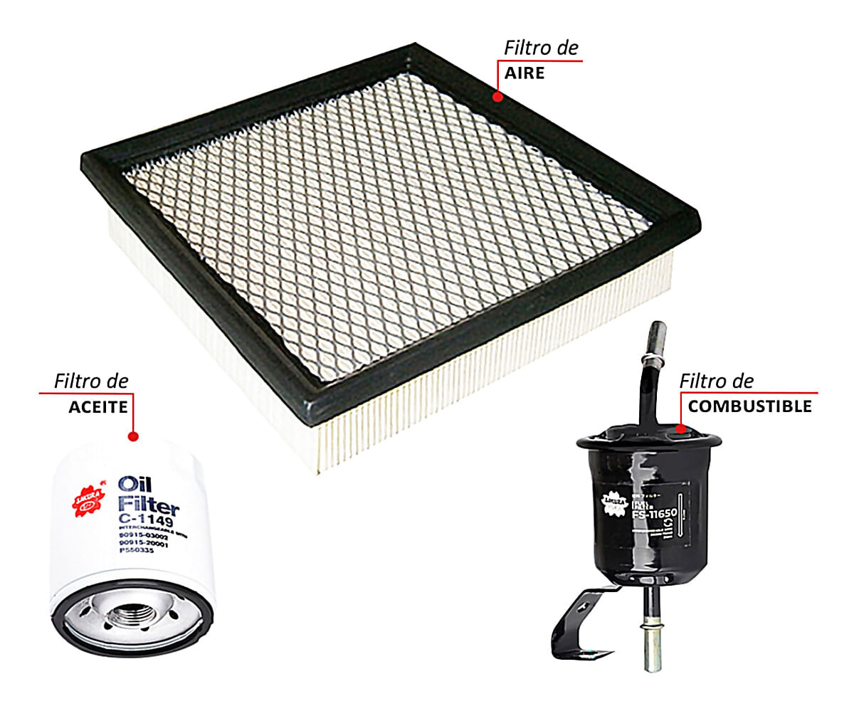 Kit De Filtros 3 Piezas